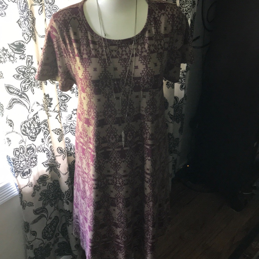 LuLaRoe Carly Large Aztec